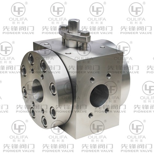 高壓法蘭三通球閥 Q44PEEK-3000PSI